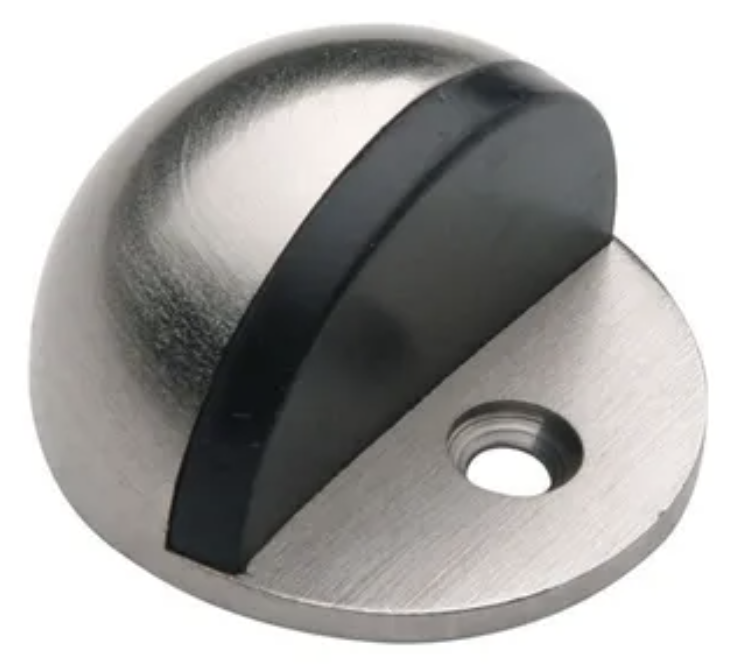 TOPE PUERTA 1/2 ESFERA INOX.