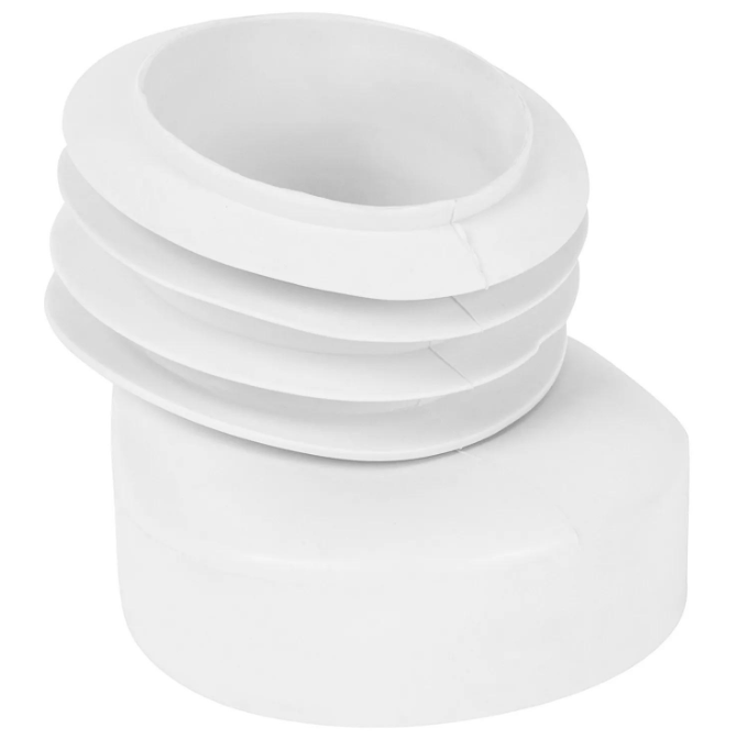 ADAPTADOR WC EXCENTRICO FLEXIBLE 110MM.