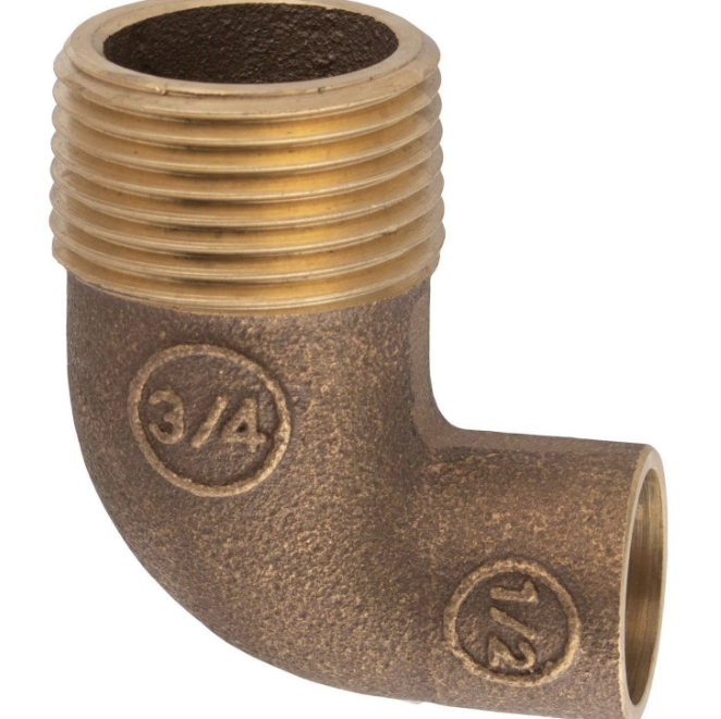 CODO BRONCE HI HI 3/4