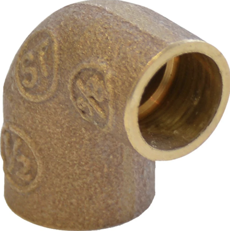 CODO BRONCE SOLDAR 1/2 X 3/8