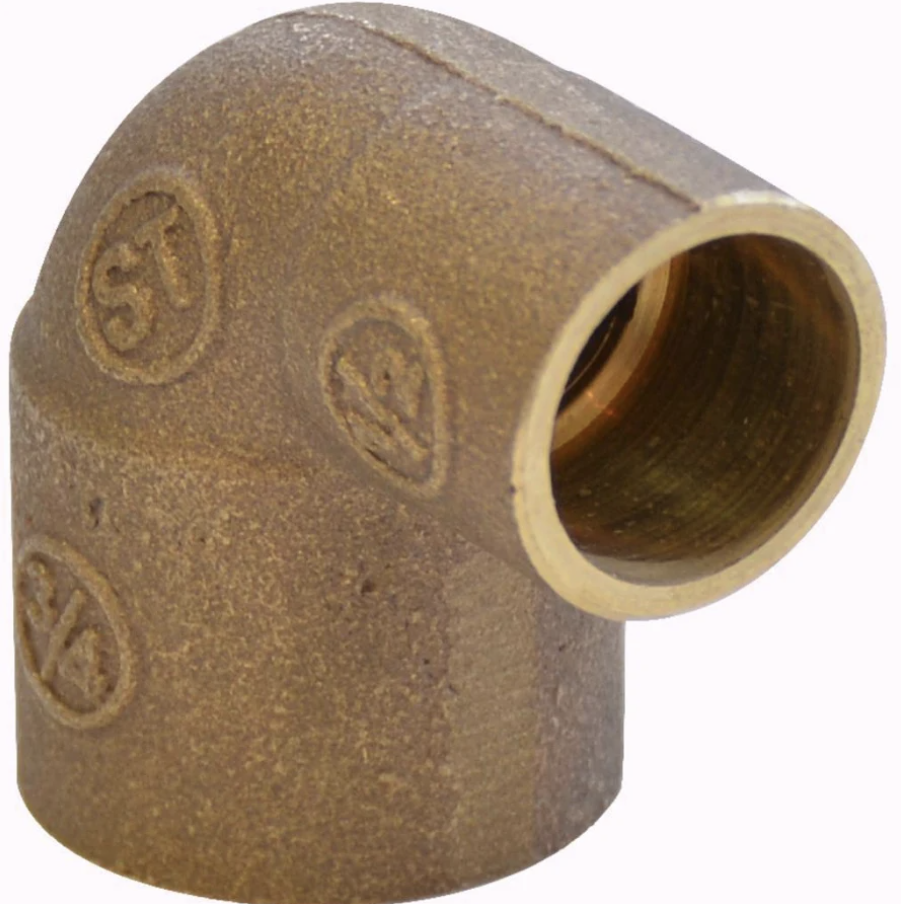 CODO BRONCE SOLDAR 3/4 X 1/2