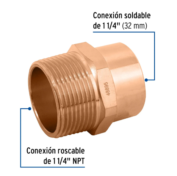 COPLA COBRE SO 1 1/4