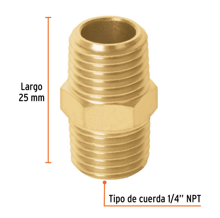 HILO TUERCA BRONCE HE-HE 3/4 (AGUA/GAS)