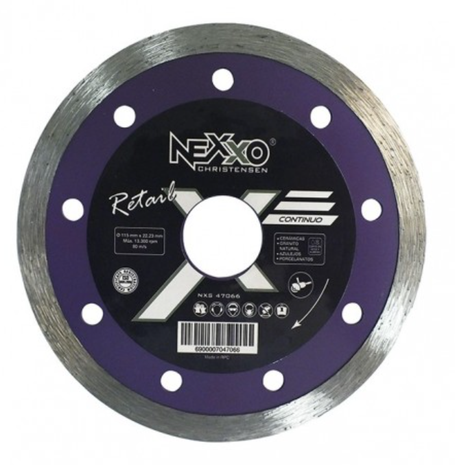 DISCO CORTE DIAMANTADO 180MM NEXXO SEGMENTADO