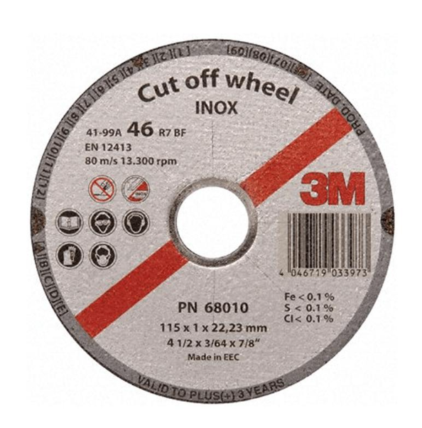 DISCO DE CORTE INOX.4.1/2 3M 87464