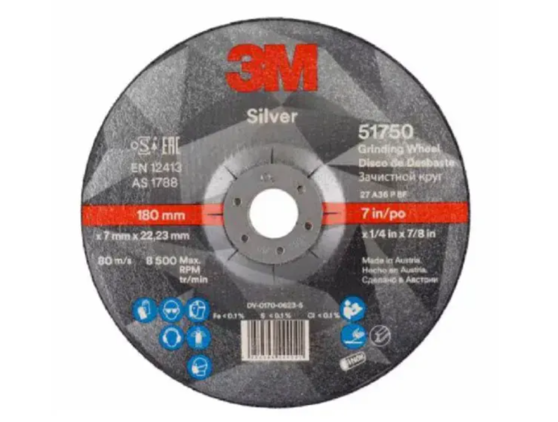DISCO DESBASTE METAL 7 3M