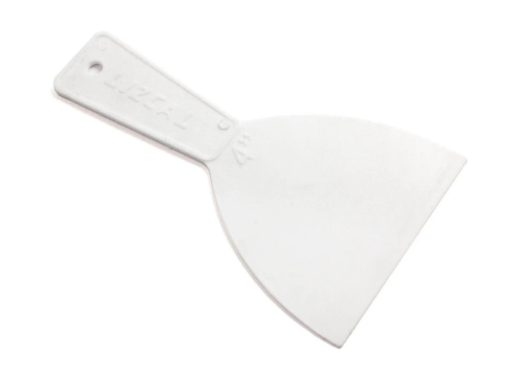 ESPATULA PLASTICA LISA 4 LIZCAL