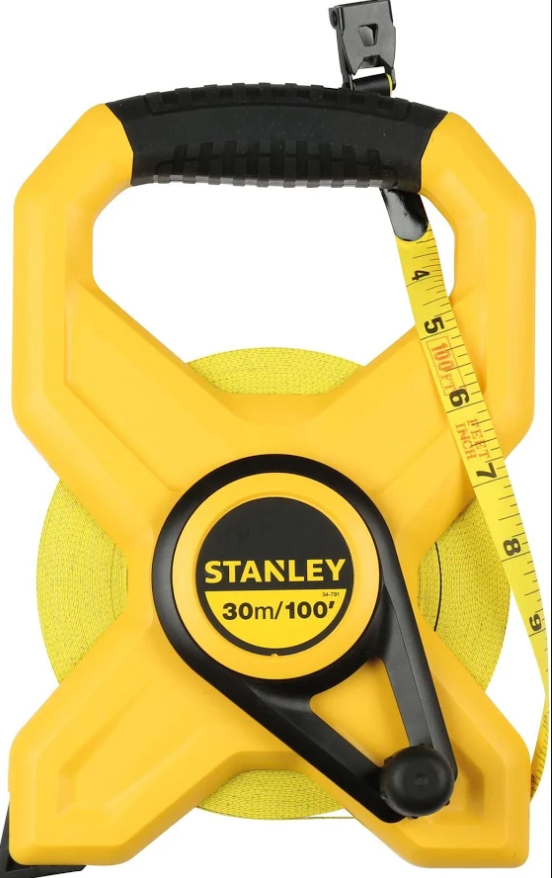 HUINCHA MEDIR 30 MT C/MANILLA STANLEY (34-791S)