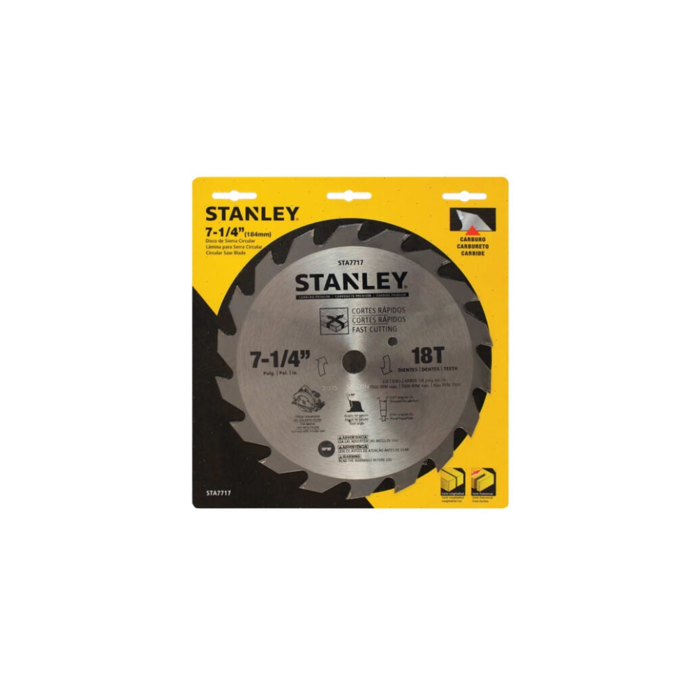 DISCO SIERRA CIRCULAR 7.1/4-18DTE. STA7717 STANLEY - Imagen 2