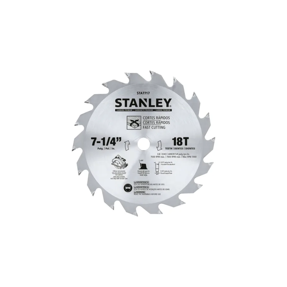 DISCO SIERRA CIRCULAR 7.1/4-18DTE. STA7717 STANLEY