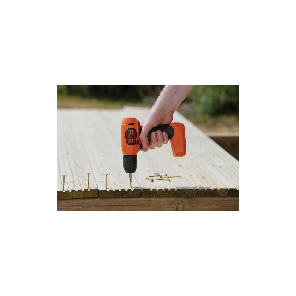 TALADRO ATORN CD-121-K B & D INALAMBRICO 10MM - Imagen 2