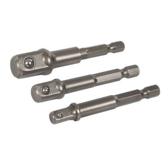 LLAVE DADO ADAPTADOR 1/4 MACHO-P/TALADRO HEMIC