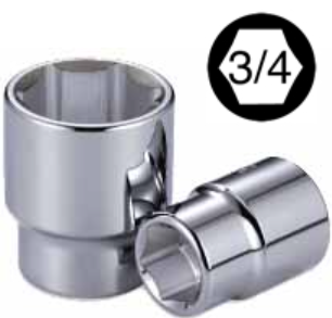 LLAVE DADO HEXAGONAL 3/4 X 30MM CROSSMAN