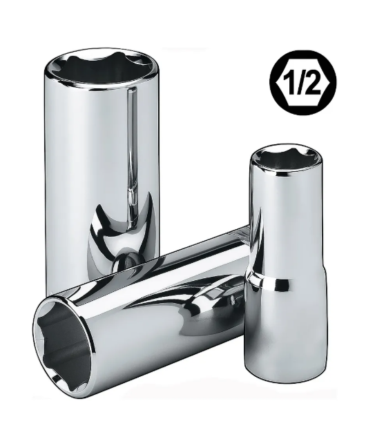 LLAVE DADO LARGO 23MM X 1/2 CROSSMAN (HEXAG)