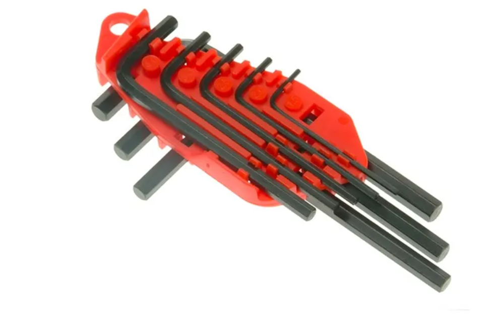 LLAVE ALLEN JUEGO 10 PZAS 1/16 3/8 GERMANY NEGRA