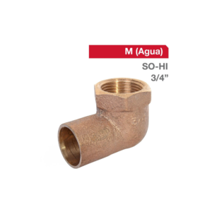 CODO BRONCE SO-HI 3/4