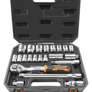 LLAVE DADO JGO 22 PZAS 1/2 pulg Con CHICHARRA WOKIN 155222