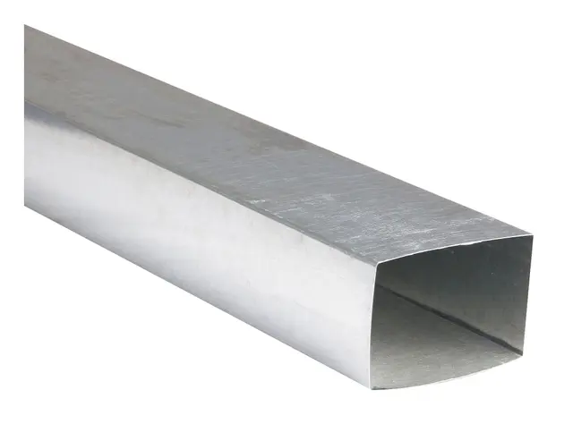 BAJADA RECTANGULAR FIERRO GALV. 2 MT