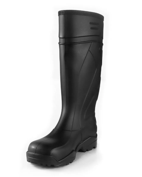 BOTA DE SEGURIDAD GOMA/PVC NEGRA 38 PUNTA ACERO