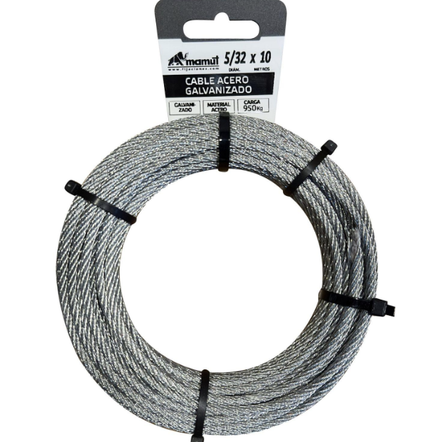 CABLE ACERO 5/32 MT