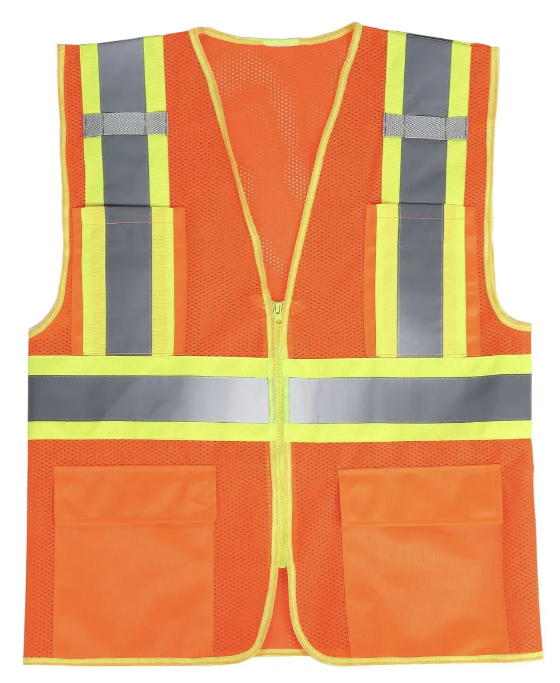 CHALECO REFLECTANTE MALLA NARANJA/AMARILLO