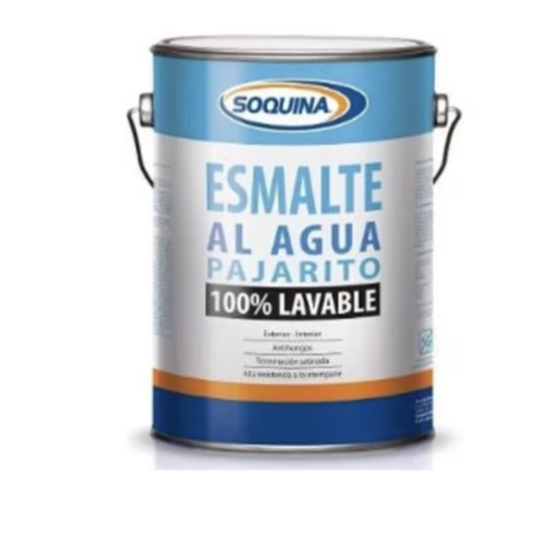 ESMALTE AL AGUA PAJARITO BASE MEDIA TINETA