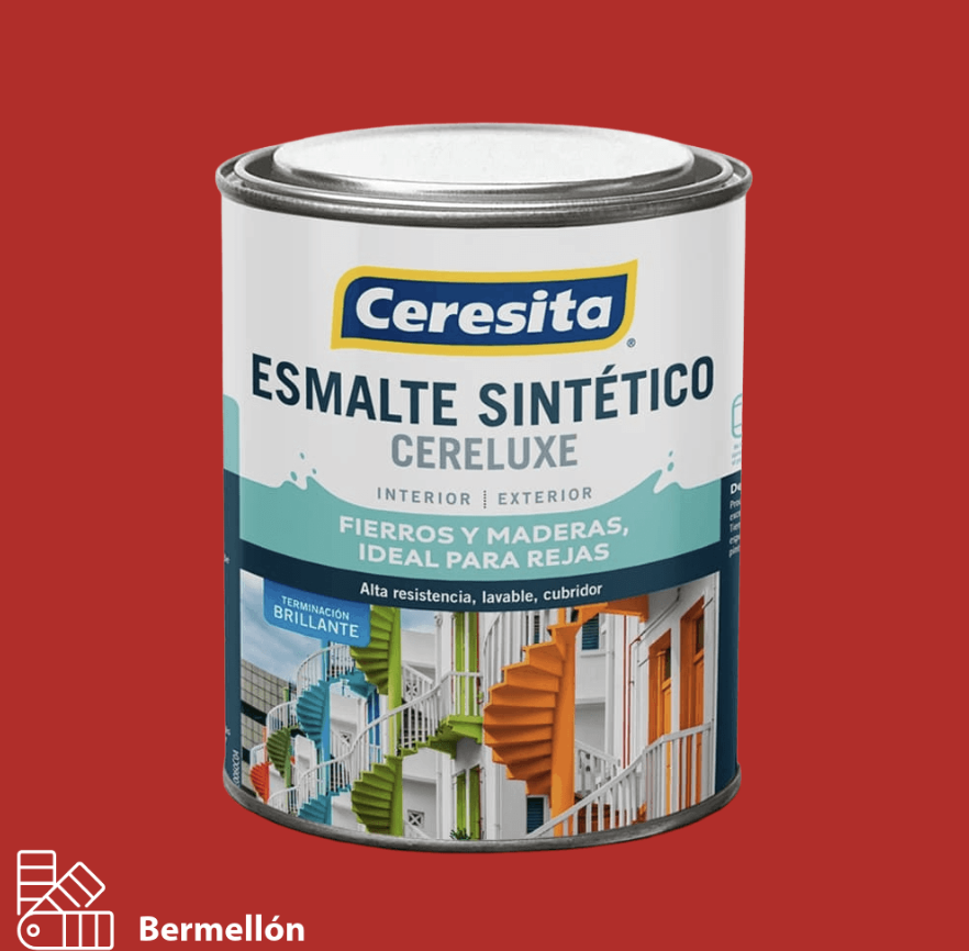 ESMALTE SINT.CERELUX ULTRA BERMELLON 1/4 GL