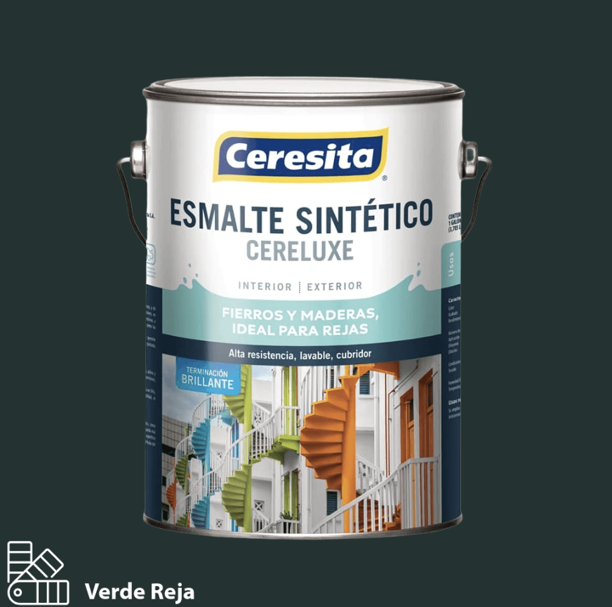 ESMALTE SINT.CERELUX ULTRA VERDE REJA GL AL AGUA