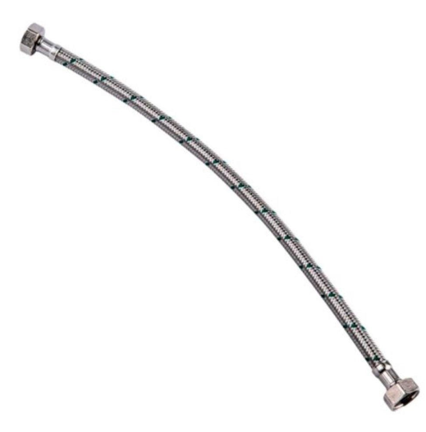 FLEXIBLE AGUA 40CM METAL HI-HE 1/2 X 1/2 COMISA