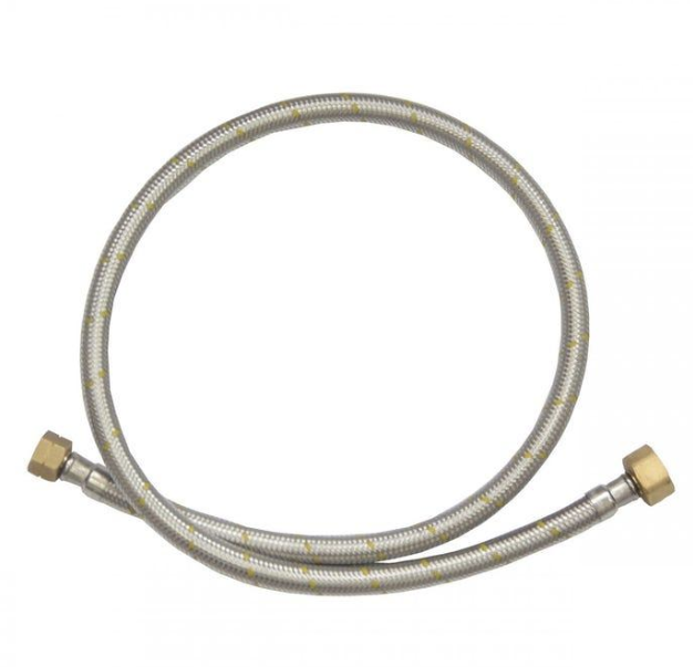 FLEXIBLE GAS 60 CM HI 3/8 IZQ x HI 1/2 STRETTO