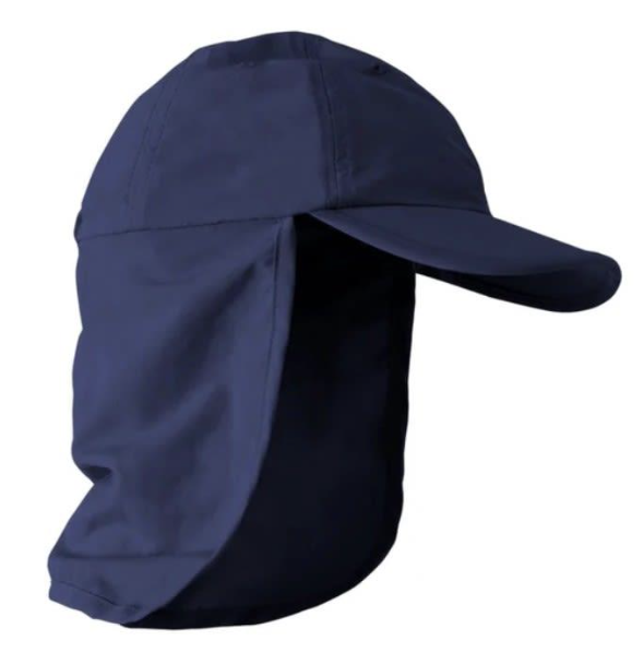 GORRO LEGIONARIO GABARDINA BEIGE -AZUL