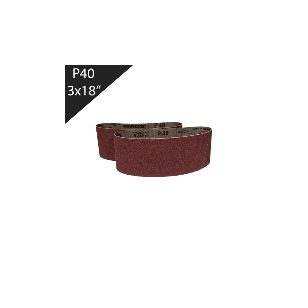 LIJA DE BANDA 3 X 18 40 PLIEGO