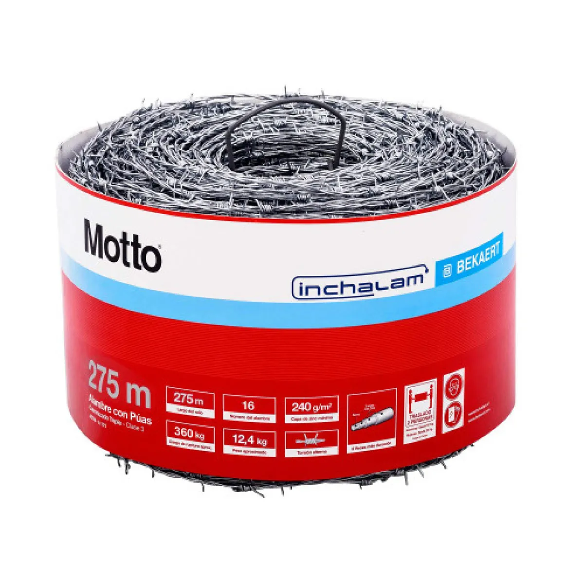 ALAMBRE PUAS MOTTO 14 ROLLO 275MT.