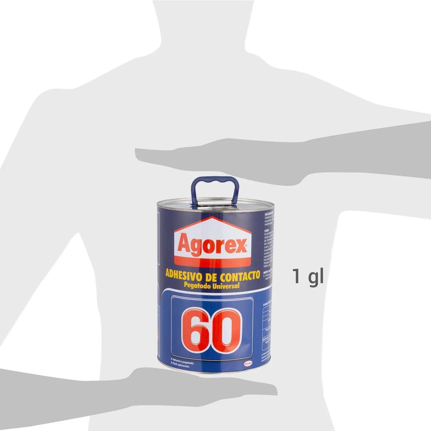 ADHESIVO CONTACTO AGOREX-60 1GL.