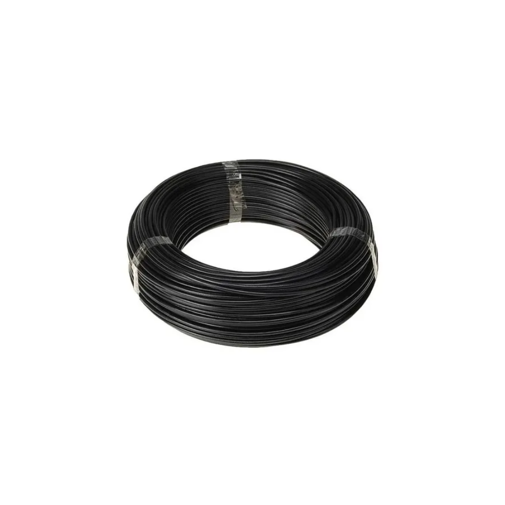 ALAMBRE NYA 6MM NEGRO (ROLLO= 100MTS)