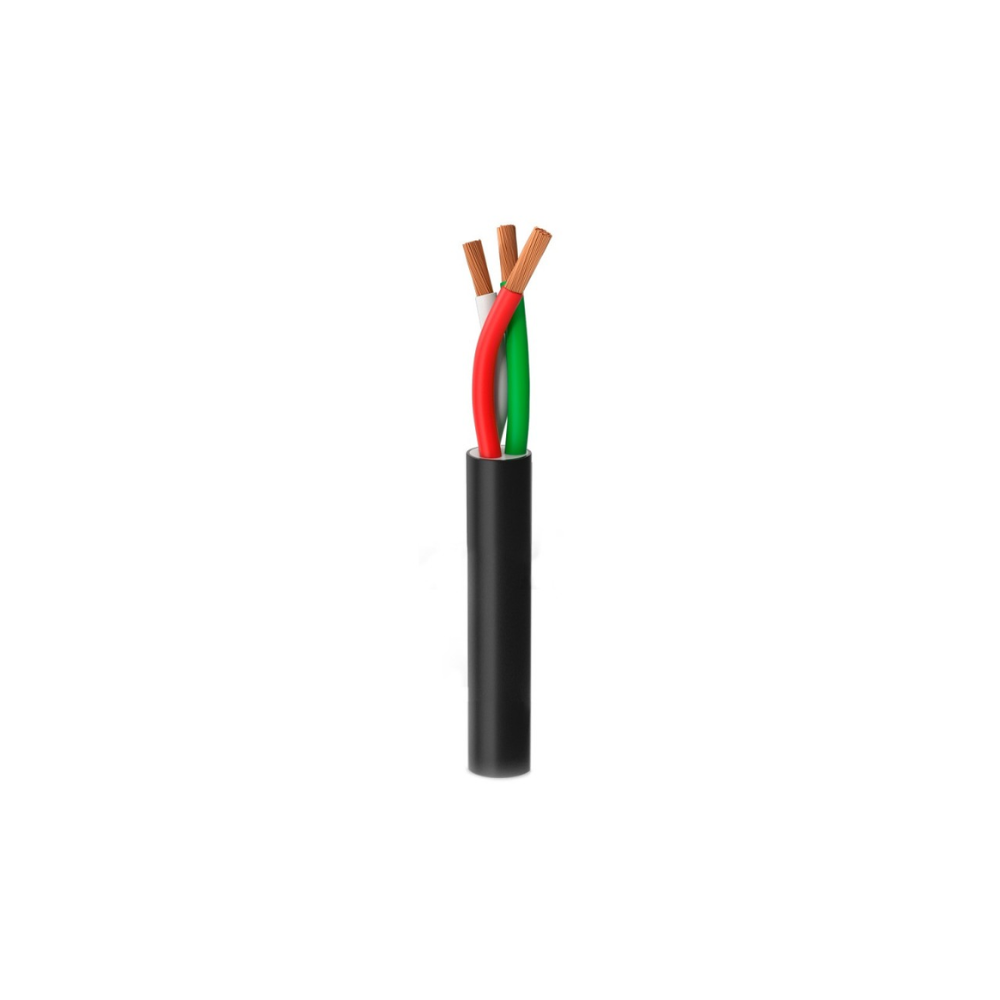 CORDON VVF. 3 X 1.5 MM2 (RVK) NEGRO ROLLO 100 MT. - Imagen 2