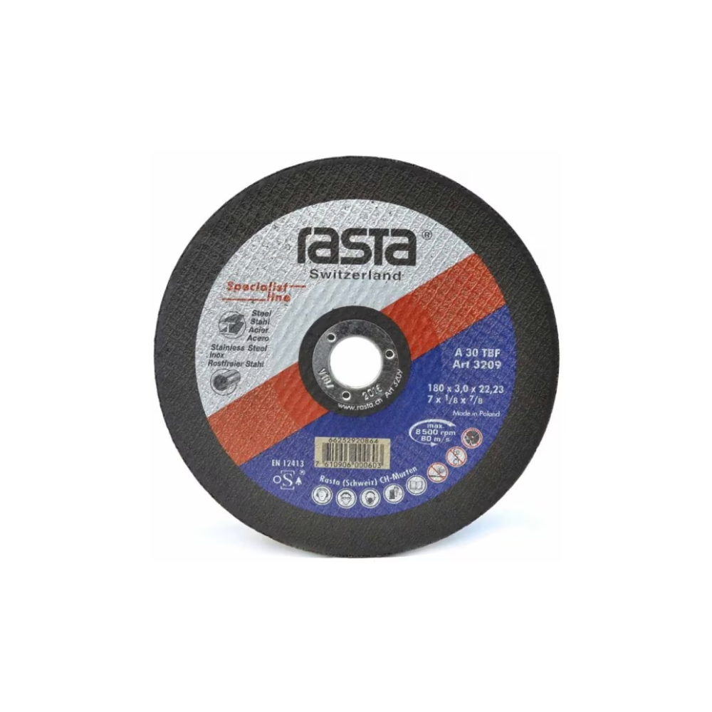 DISCO CORTE METAL 7 RASTA 3209/LISO