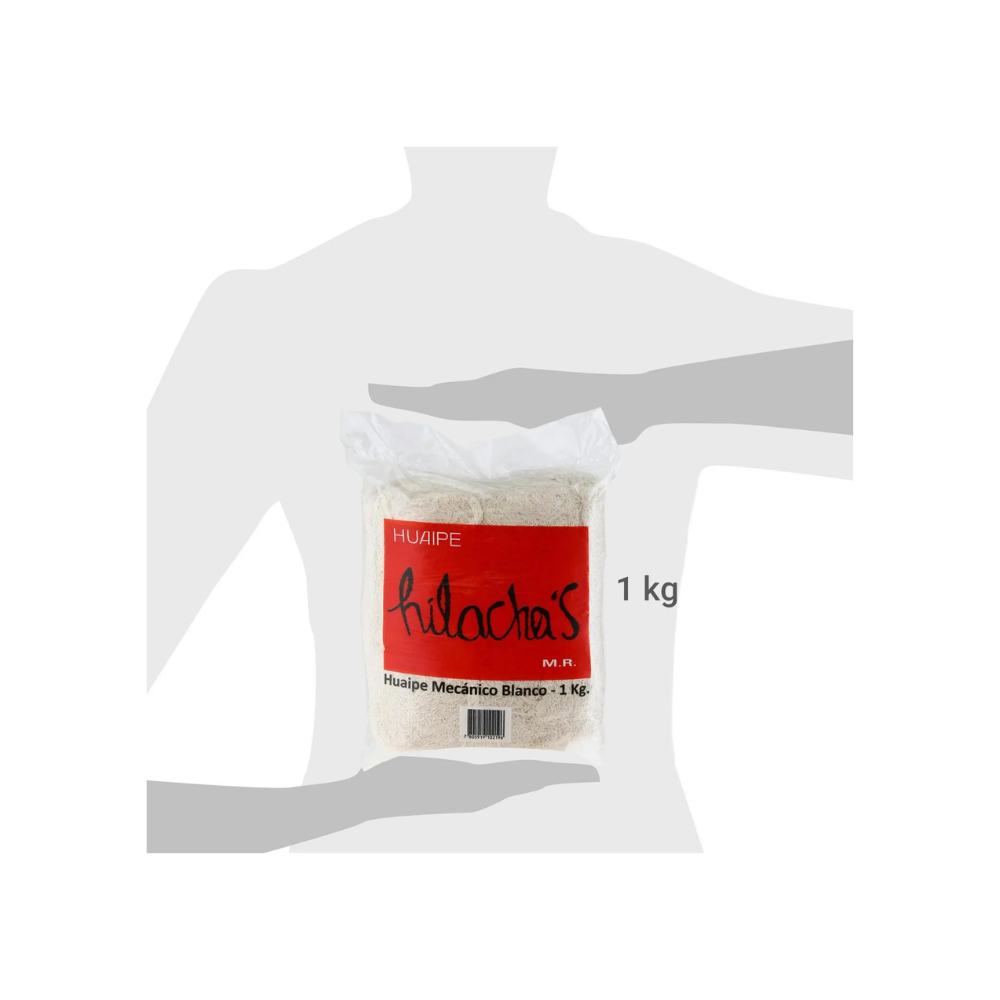 HUAIPE HILACHAS BLANCO ( MECANICO )KL - Imagen 2