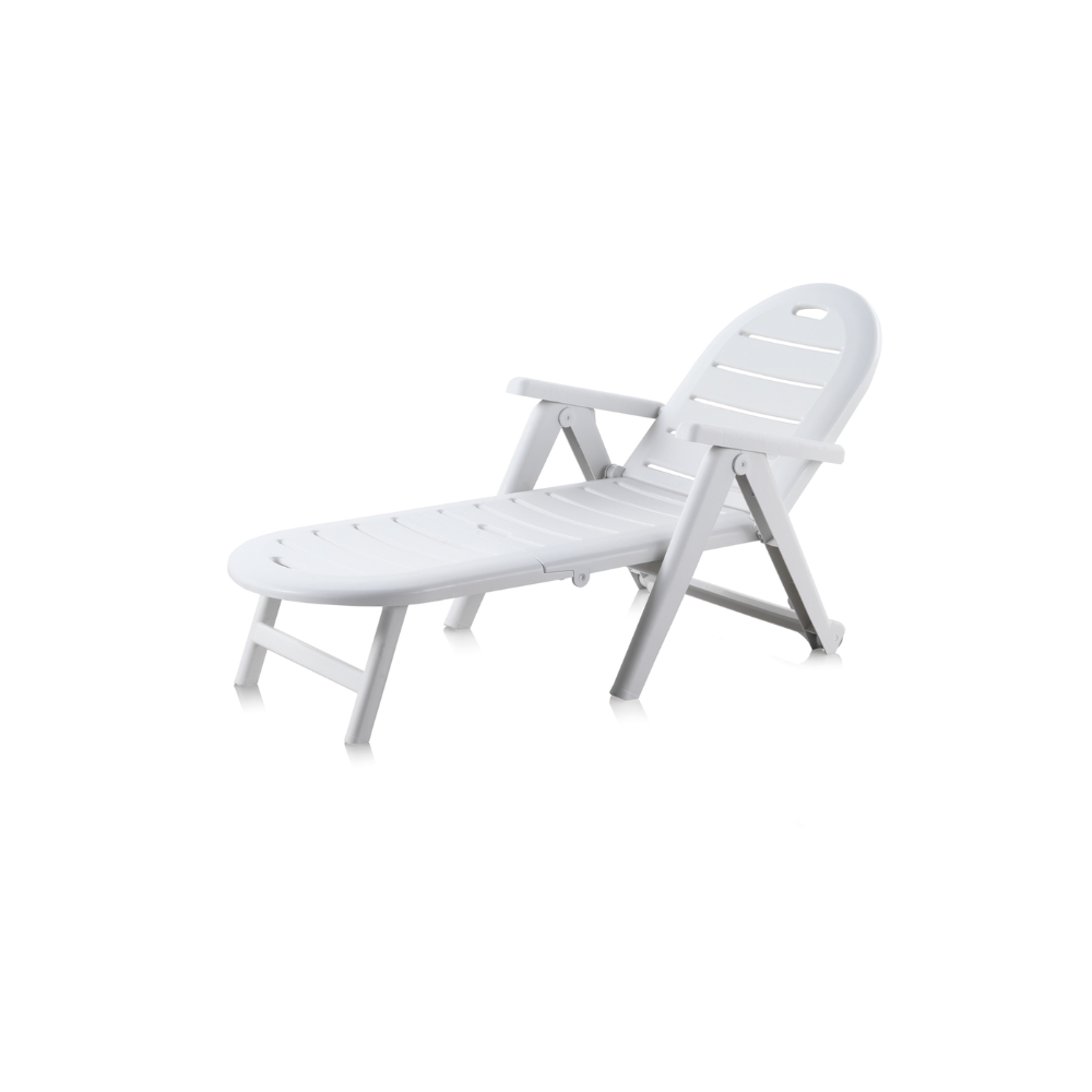 REPOSADERA TUMBONA BLANCA CAIMAN AJUST 4 POSIC