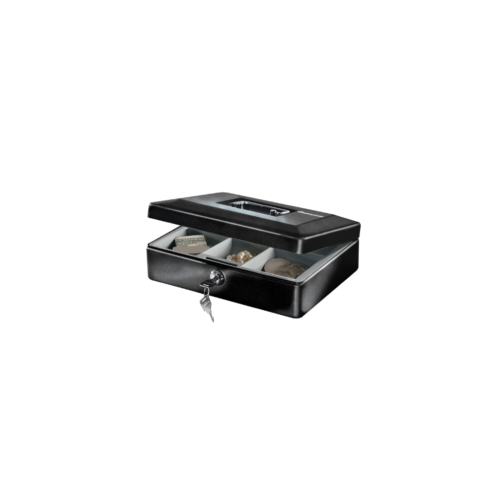 CAJA GUARDA CAUDALES 3 DIVISIONES C/BANDEJA
