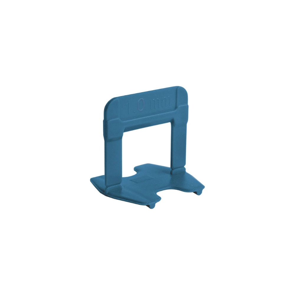 ESPACIADOR NIVELADOR 1.0MM AZUL ECO CORTAG BL/50U