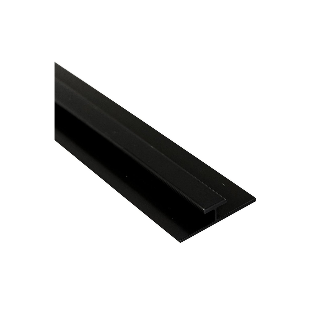 PERFIL ALUM UNION PANEL SPC FFA24023-B NEGRO - Imagen 2