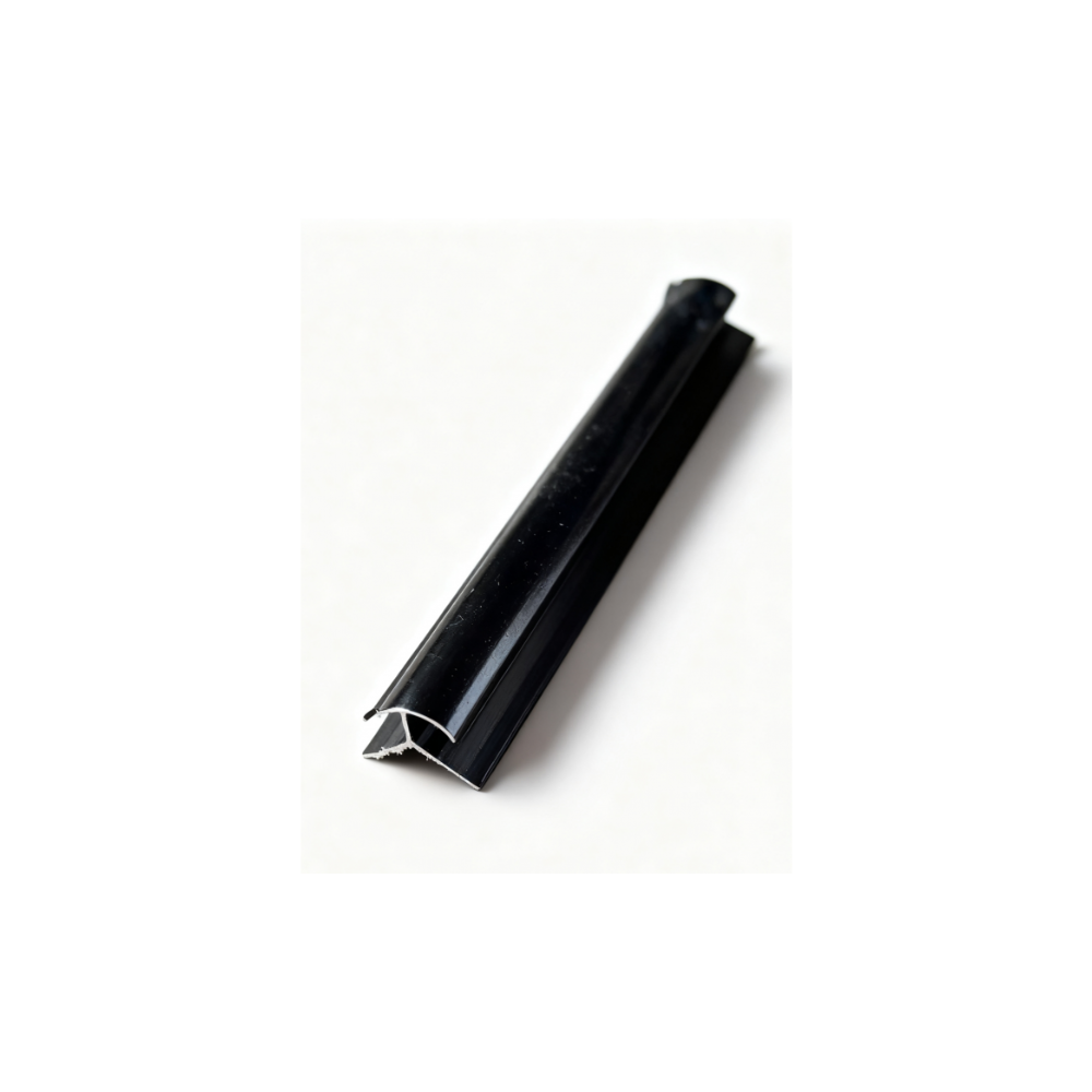 PERFIL ALUM CURVA EXTER PANEL SPC FFA24021-B NEGRO