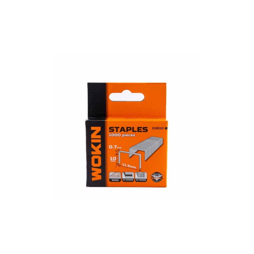 CORCHETE 7X100X11 MM 1000 PIEZAS WOKIN 218010 - Imagen 2