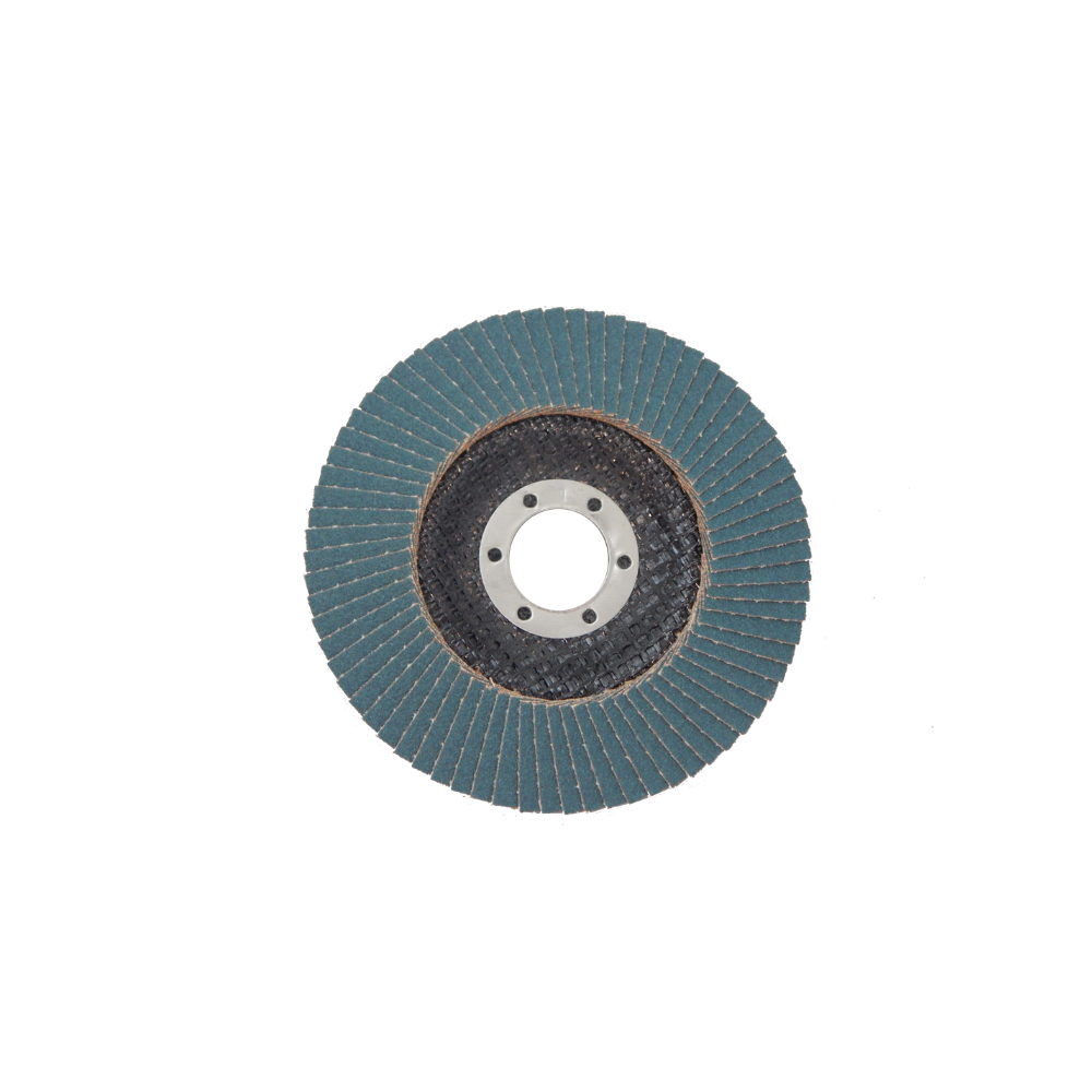 DISCO TRASLAPADO ACERO INOX. 4 1/2 GR 80 ZIRCONIO