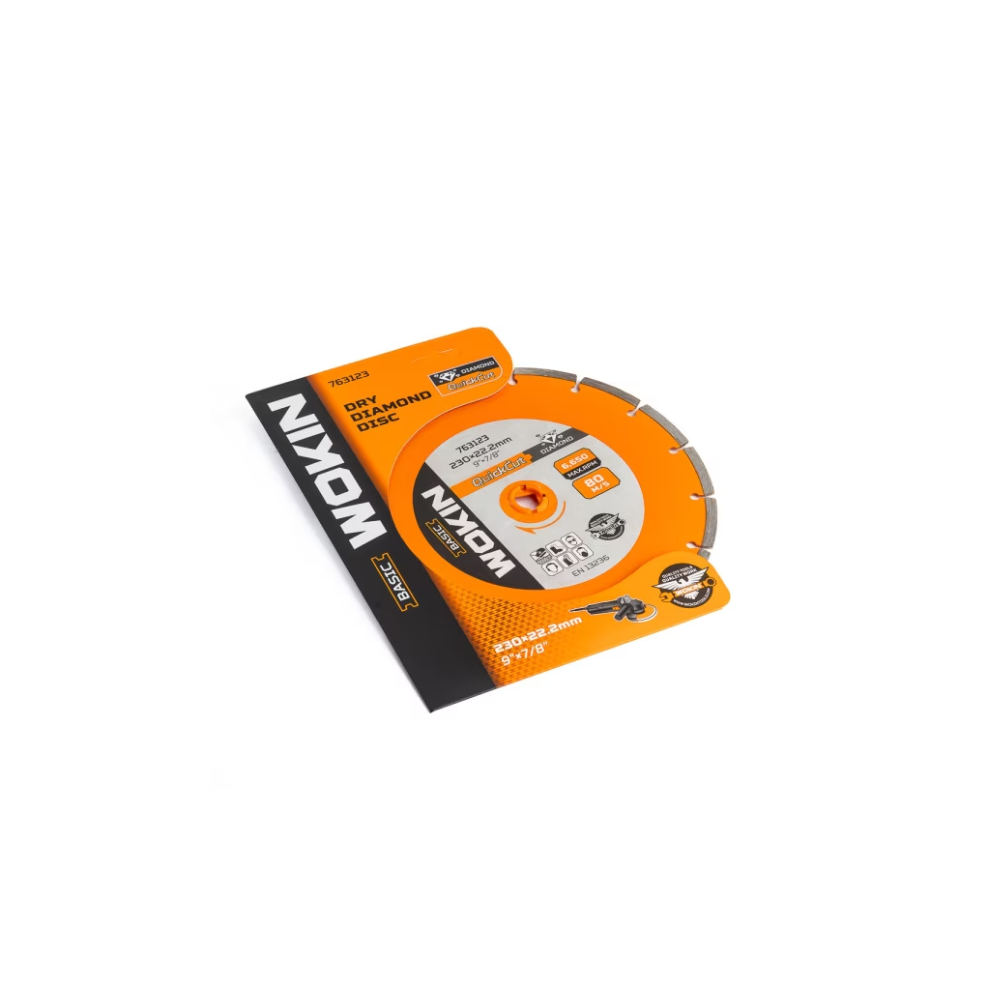 DISCO DIAMANTADO 230MM SECO WOKIN 763123 - Imagen 2