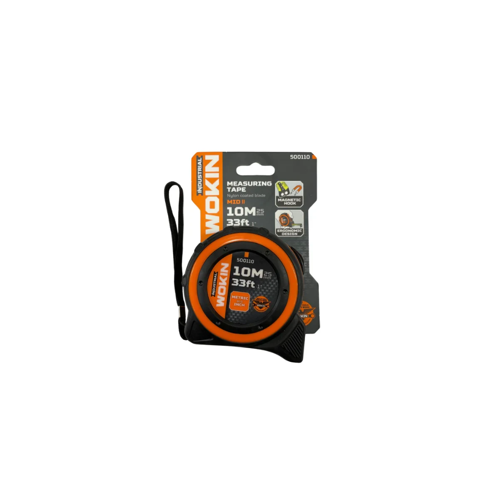 HUINCHA MEDIR INDUST 10MT X 25MM WOKIN 500110 - Imagen 2