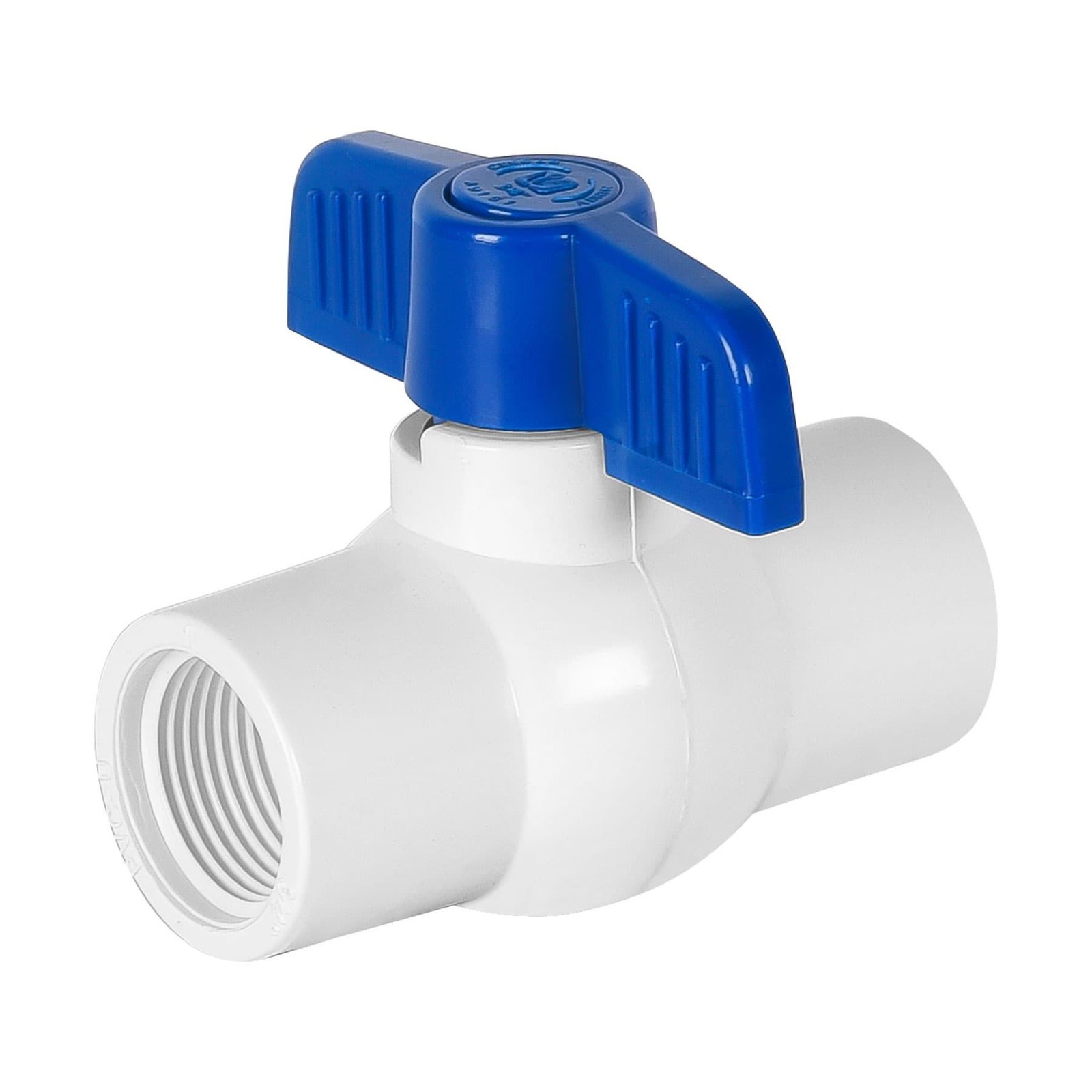 VALVULA BOLA C/HILO PVC CORRIENTE 3/4
