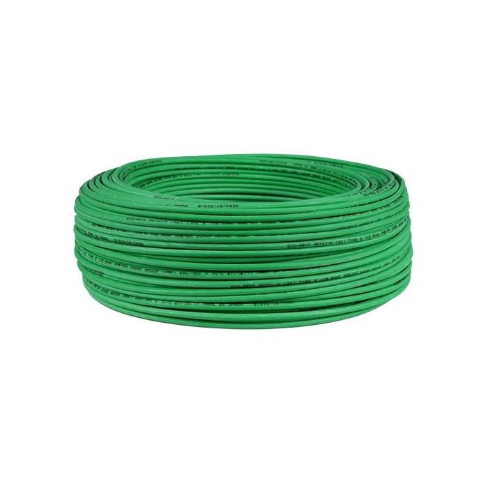 ALAMBRE NYA 4MM VERDE (ROLLO= 100MTS)