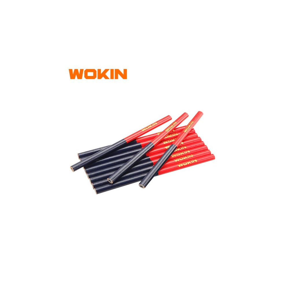 LAPIZ CARPINTERO BICOLOR SET 12 PZAS WOKIN 358912